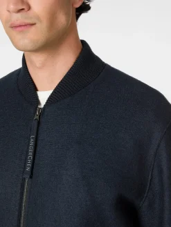 LangerChen Herrenblouson Wolle Navy Online