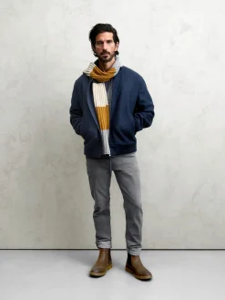 LangerChen Herrenblouson Wolle Navy Online