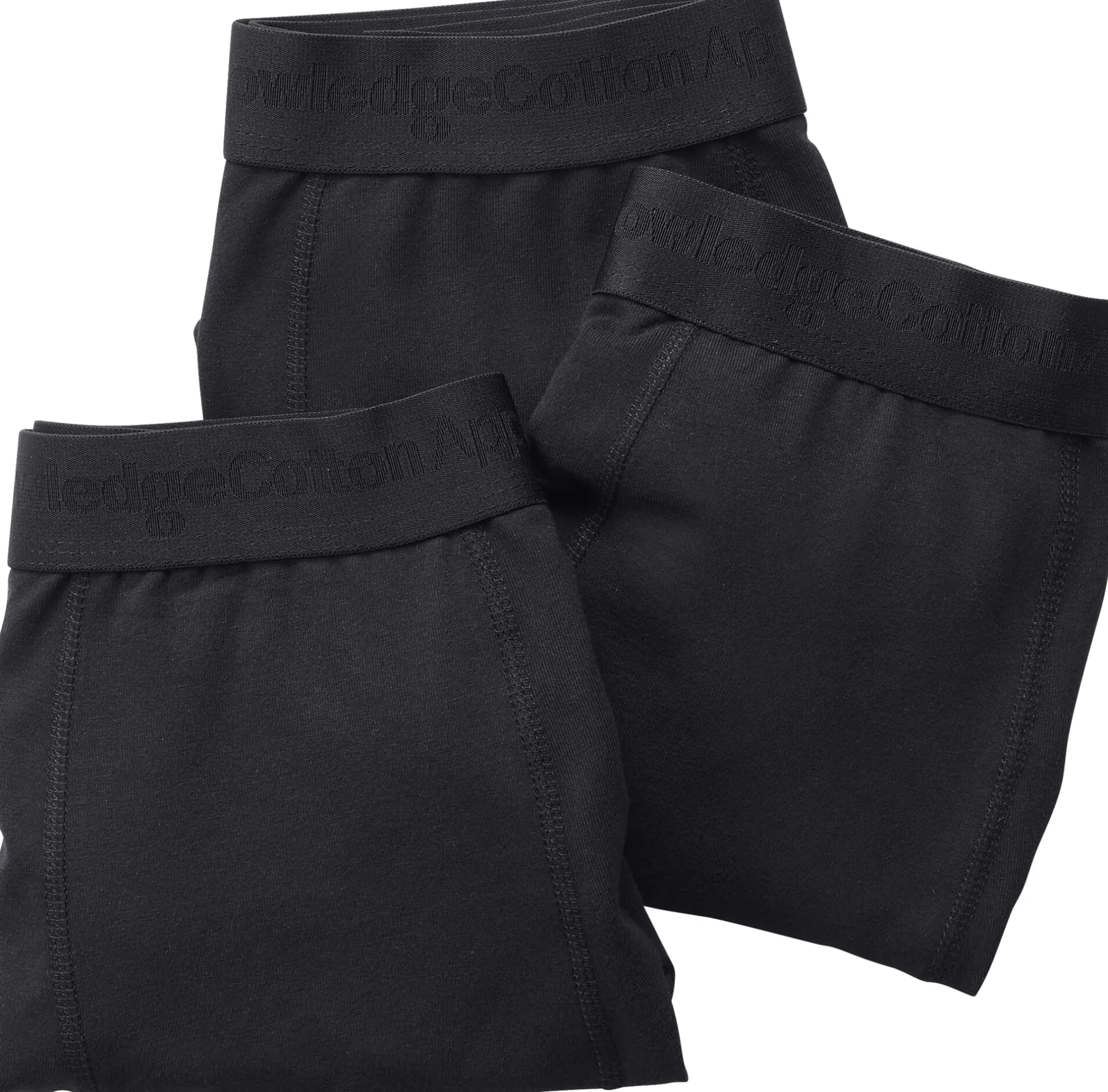 Knowledge Cotton Apparel Herren-Boxershorts Schwarz Hot