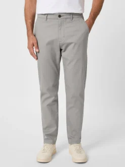 Knowledge Cotton Apparel Herren-Canvashose Grau Best