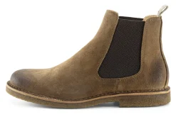 Astorflex Herren-Chelsea-Boot Velours Braun Hot