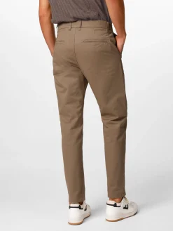Knowledge Cotton Apparel Herren-Chinohose Twill Camel