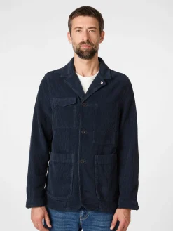 Blue de Gênes Herren-Cordblazer Blau Clearance