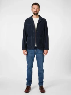 Blue de Gênes Herren-Cordblazer Blau Clearance