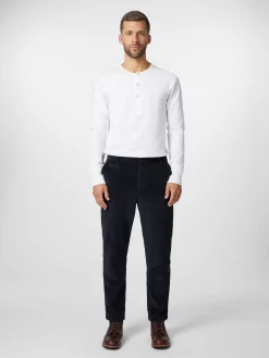 Knowledge Cotton Apparel Herren-Cordchino Dunkelblau Best