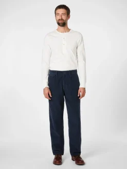 Blue de Gênes Herren-Cordhose Navy Sale