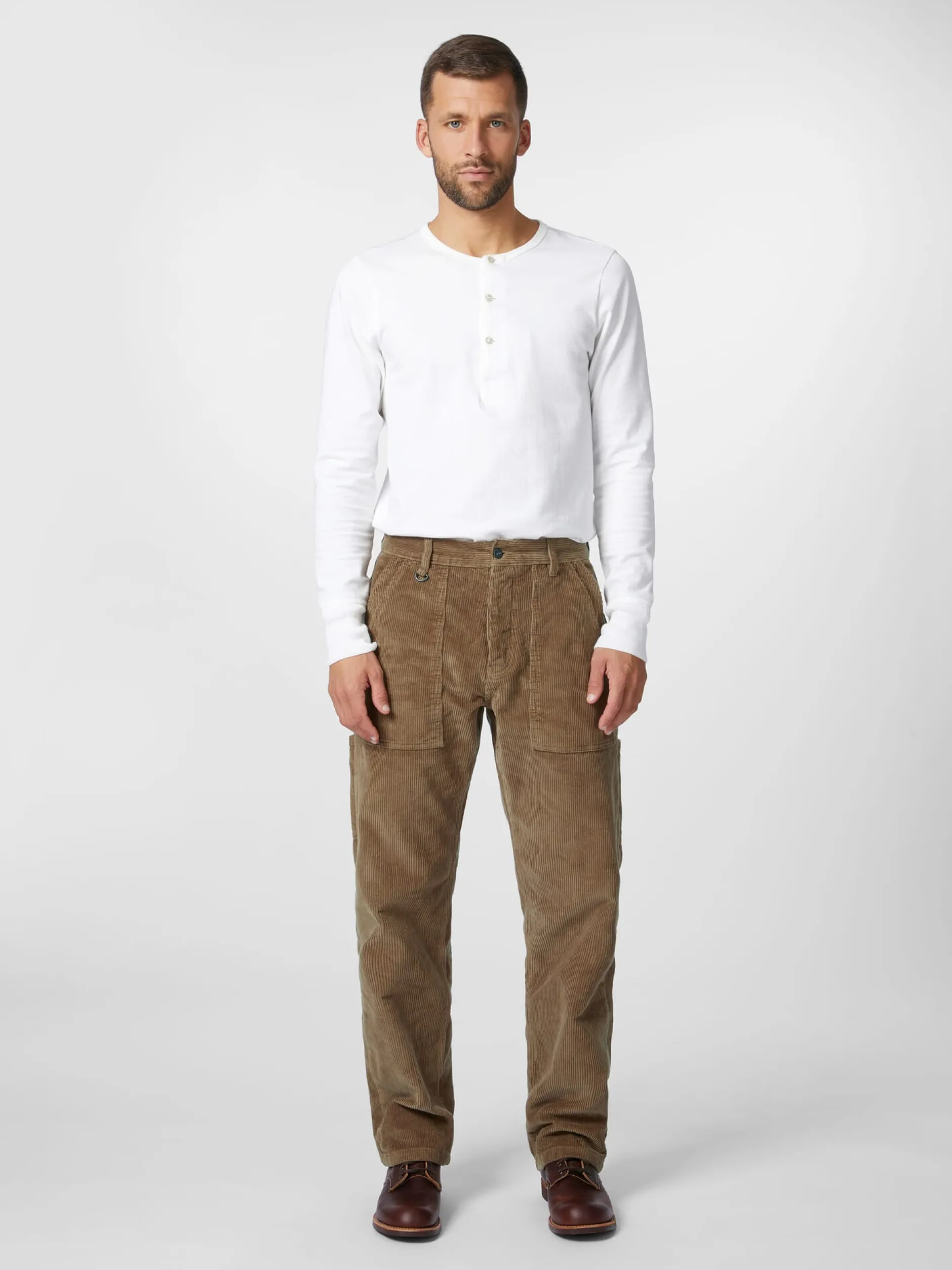 Pike Brothers Herren-Cordhose Utility 1967 Mittelbraun Discount