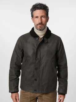 Tellason Herren-Deckjacket Dunkelbraun Sale