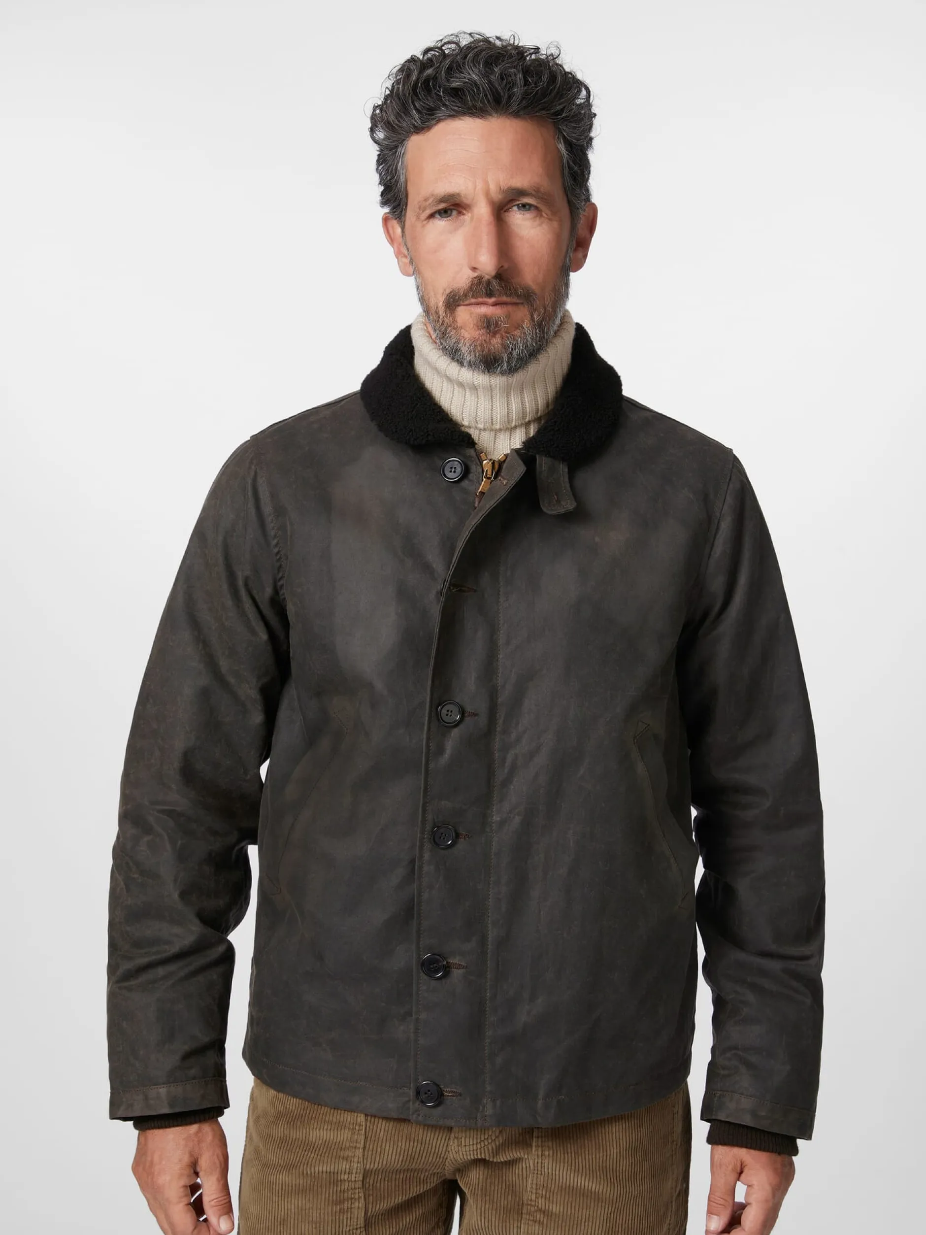 Tellason Herren-Deckjacket Dunkelbraun Sale