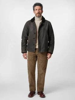 Tellason Herren-Deckjacket Dunkelbraun Sale