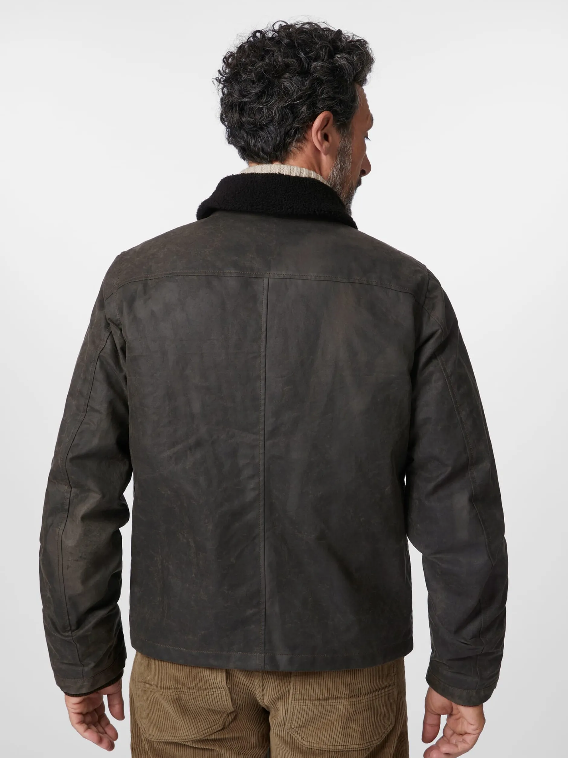 Tellason Herren-Deckjacket Dunkelbraun Sale