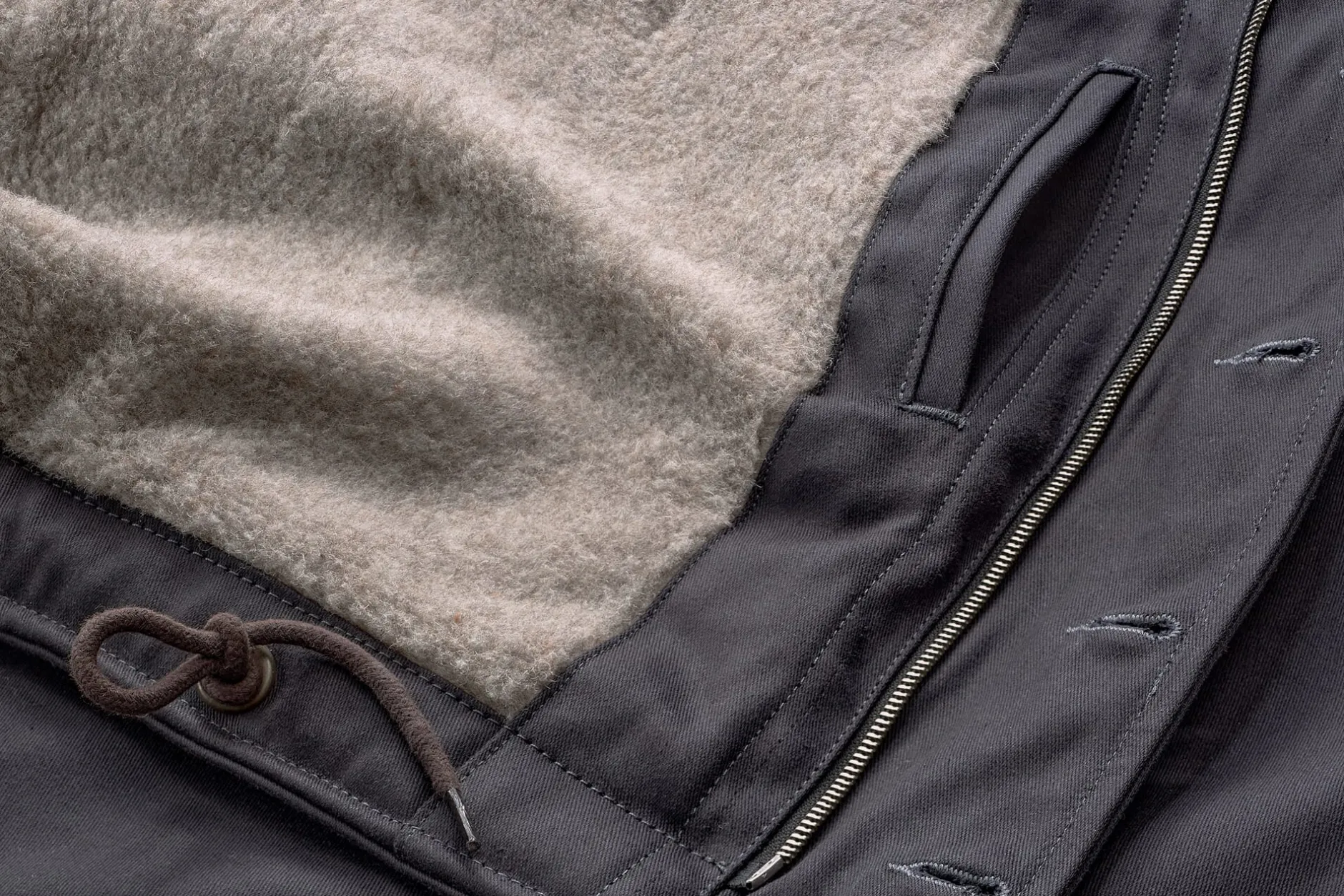 Pike Brothers Herren-Deckjacket 1944 Anthrazit Best