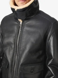 Manufactum Herren-Fliegerjacke Schwarz Best