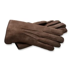 Eska Herrenhandschuh Curleylammfell Dunkelbraun Discount