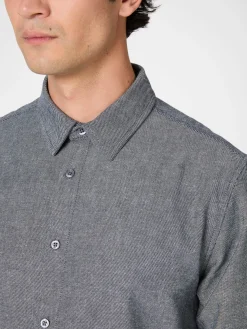 Knowledge Cotton Apparel Herrenhemd Flanell Best