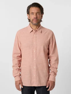 Knowledge Cotton Apparel Herrenhemd gestreift Online