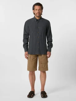 Pike Brothers Herrenhemd Leinen 1932 Blau Outlet