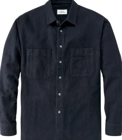 About Companions Herren-Hemdjacke gestreift Clearance