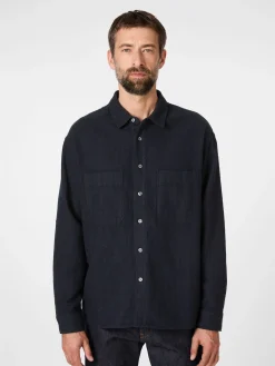 About Companions Herren-Hemdjacke gestreift Clearance