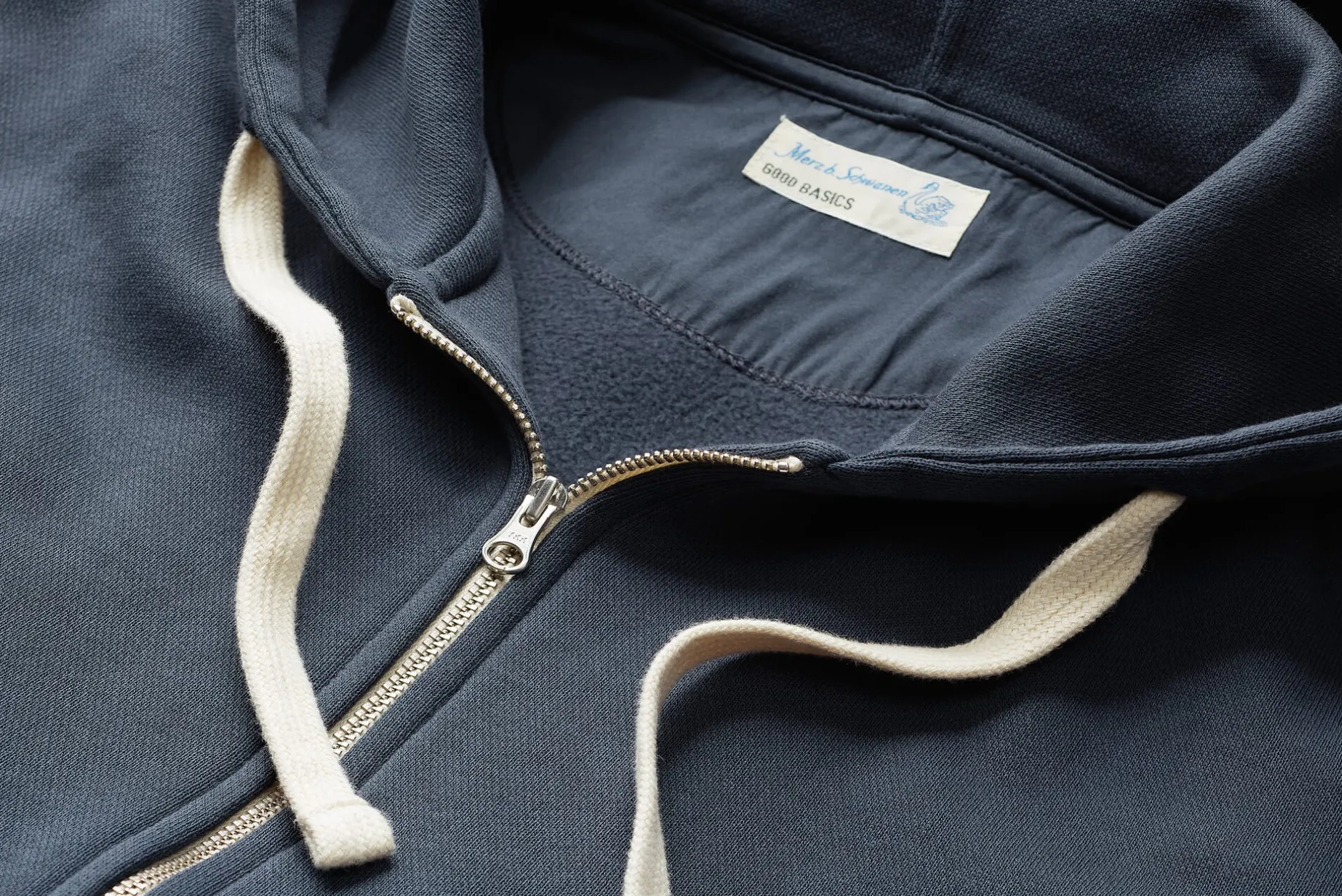 Merz b. Schwanen Herren-Hoodiejacke Denim Clearance