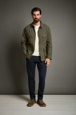 Blue de Gênes Herrenhose Dunkelblau Hot