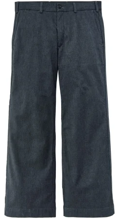 Hannes Roether Herrenhose Strukturstreifen Anthrazit