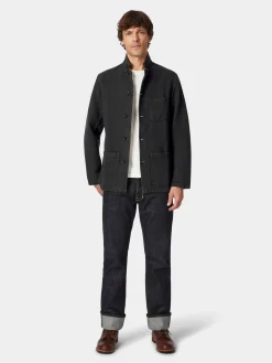 Vetra Herrenjacke Baumwolle und Leinen New