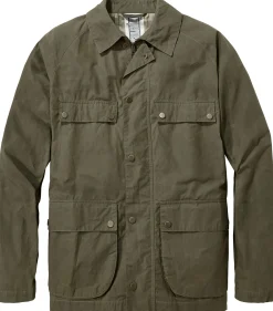 L’impermeabile Herrenjacke gewachst Oliv Sale