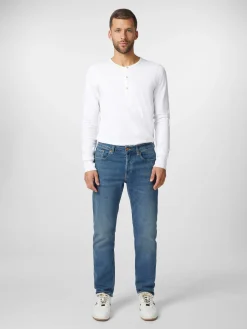 Mud Jeans Herrenjeans Hank Mid Tapered Blau Sale