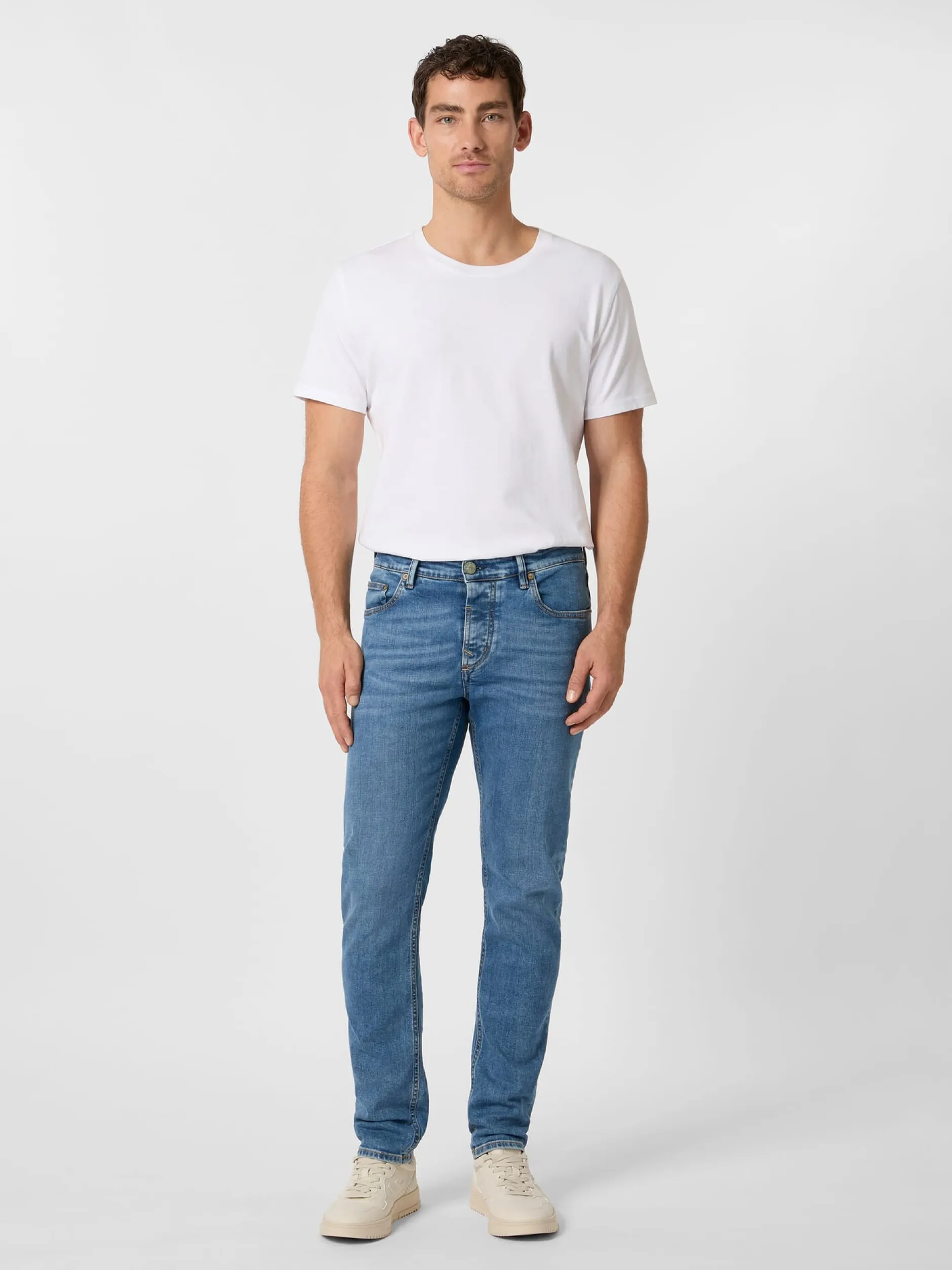 Blue de Gênes Herrenjeans Regular Slim Fit Discount
