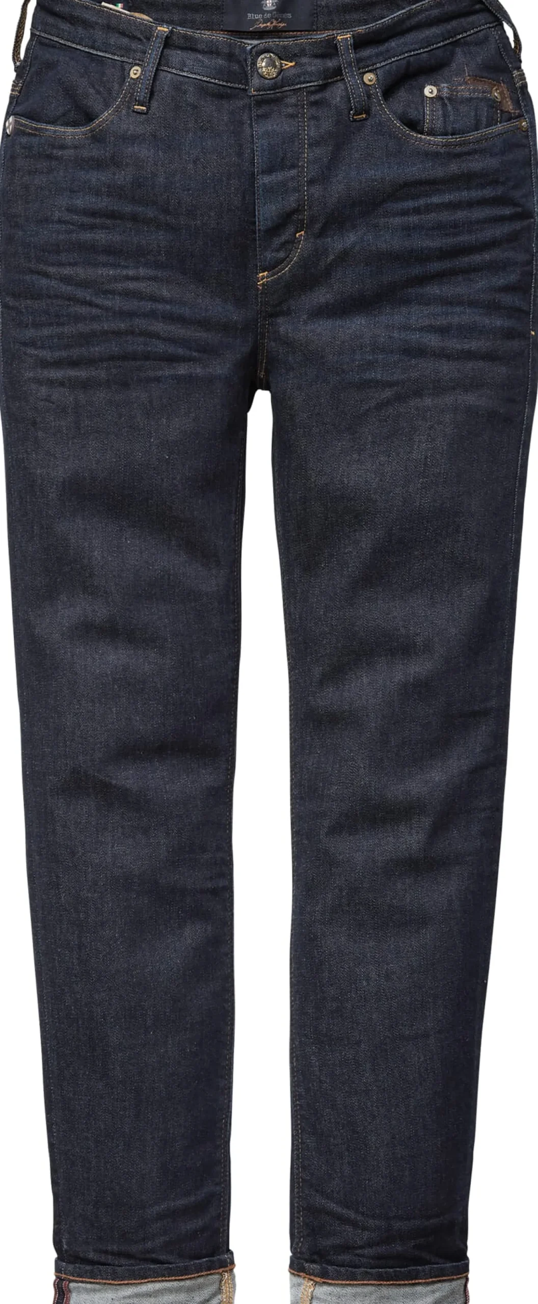 Blue de Gênes Herrenjeans Regular Slim Fit Denim Discount