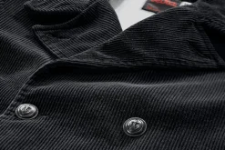 Vetra Herren-Kabanjacke Cord Schwarz Discount