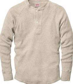 Pike Brothers Herren-Langarmshirt Natur Hot