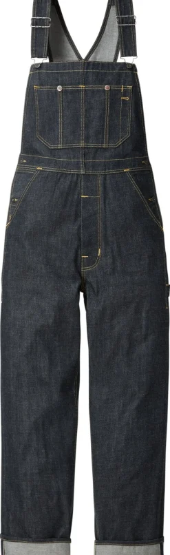 Pike Brothers Herren-Latzhose Mechanic Bib Denim