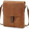 Harold’s Lederwaren Herren-Leder Crossbag, Cognac Sale