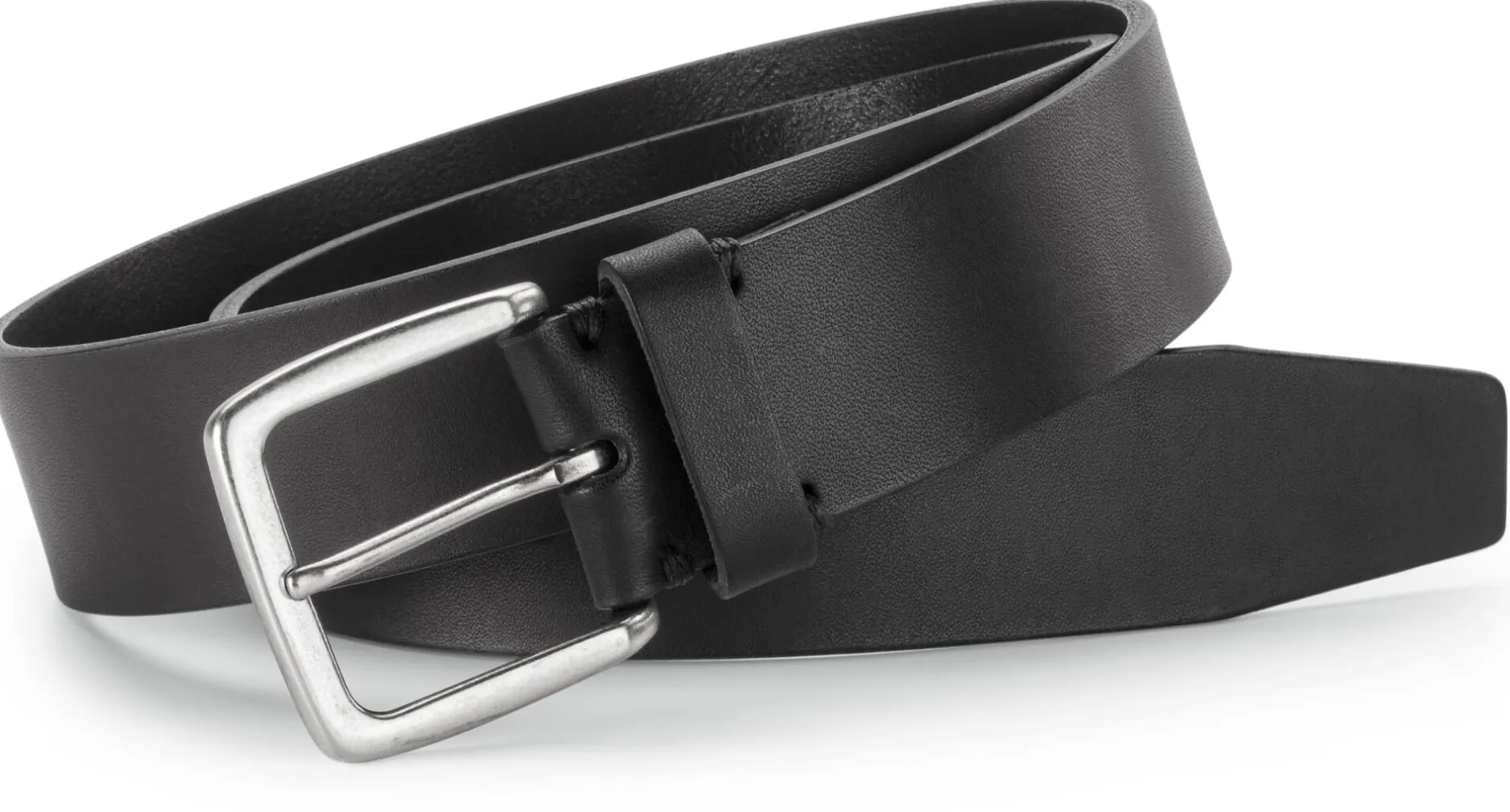 Ludwig Schröder Herren-Ledergürtel August Renz Schwarz Sale