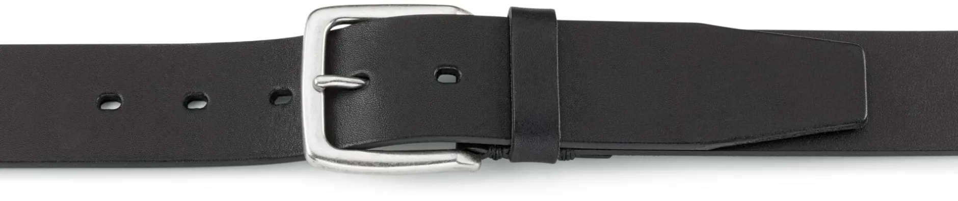 Ludwig Schröder Herren-Ledergürtel August Renz Schwarz Sale