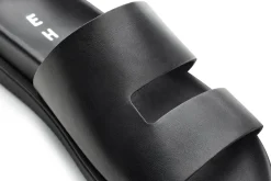 Ehm Herren-Lederpantolette Schwarz Hot