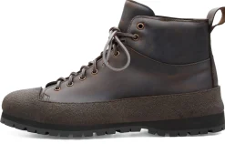 Punto Pigro Herren-Lederschnürboot Dunkelbraun Discount