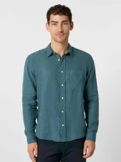 Blue de Gênes Herren-Leinenhemd Best