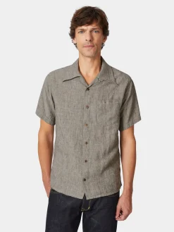 Pike Brothers Herren-Leinenhemd Halbarm 1947 Discount