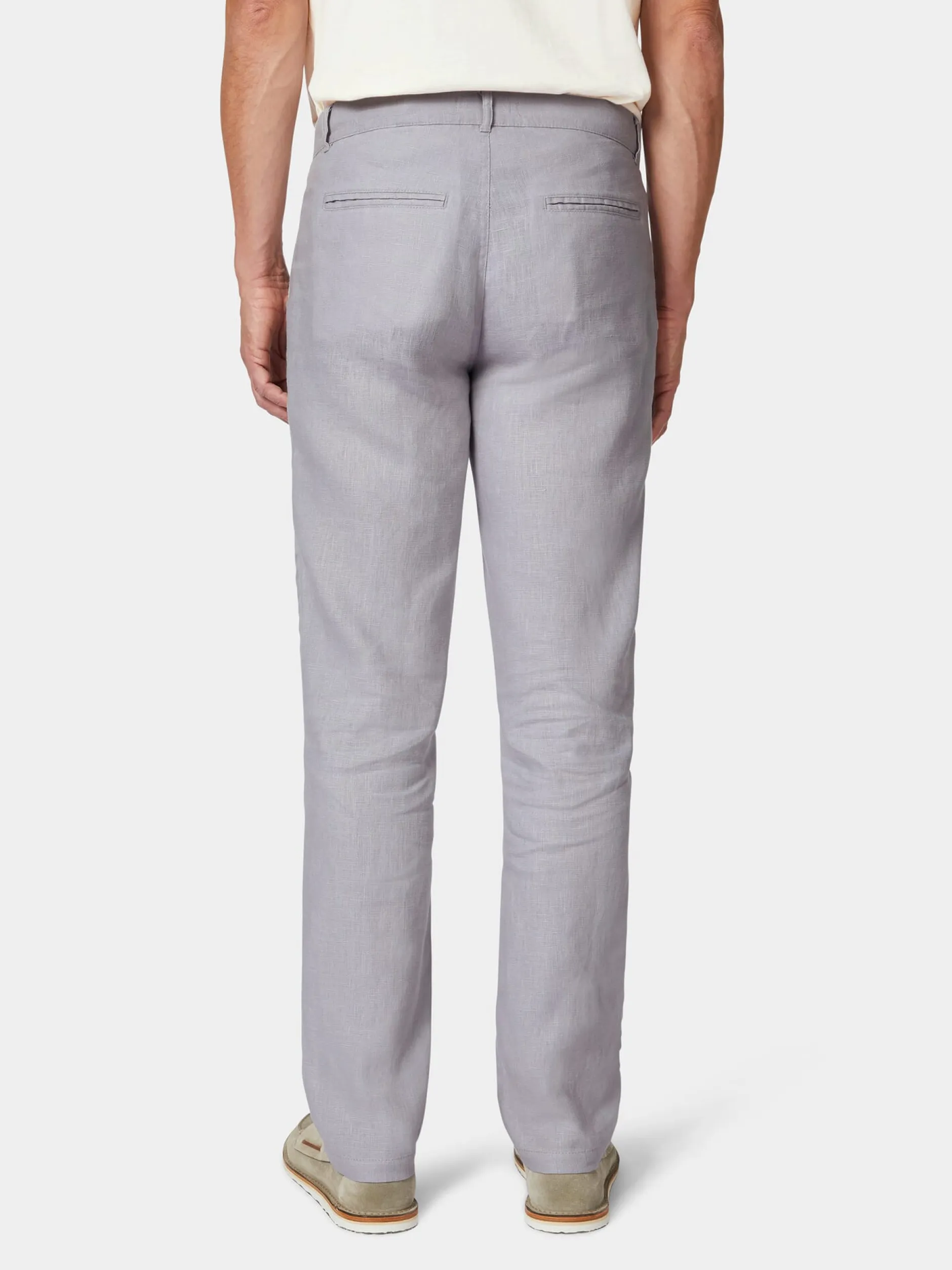 Manufactum Herren-Leinenhose Hellgrau Clearance