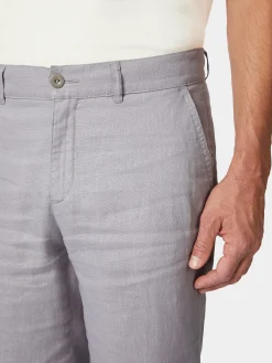 Manufactum Herren-Leinenhose Hellgrau Clearance