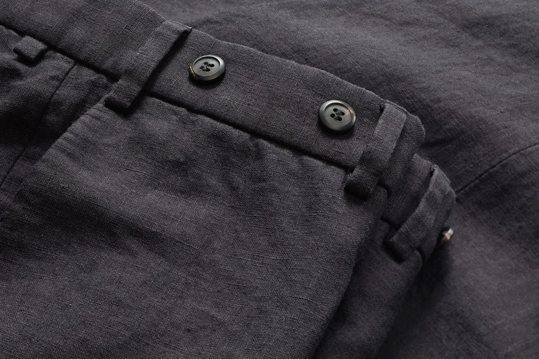 Hiltl Herren-Leinenhose Dunkelblau Hot