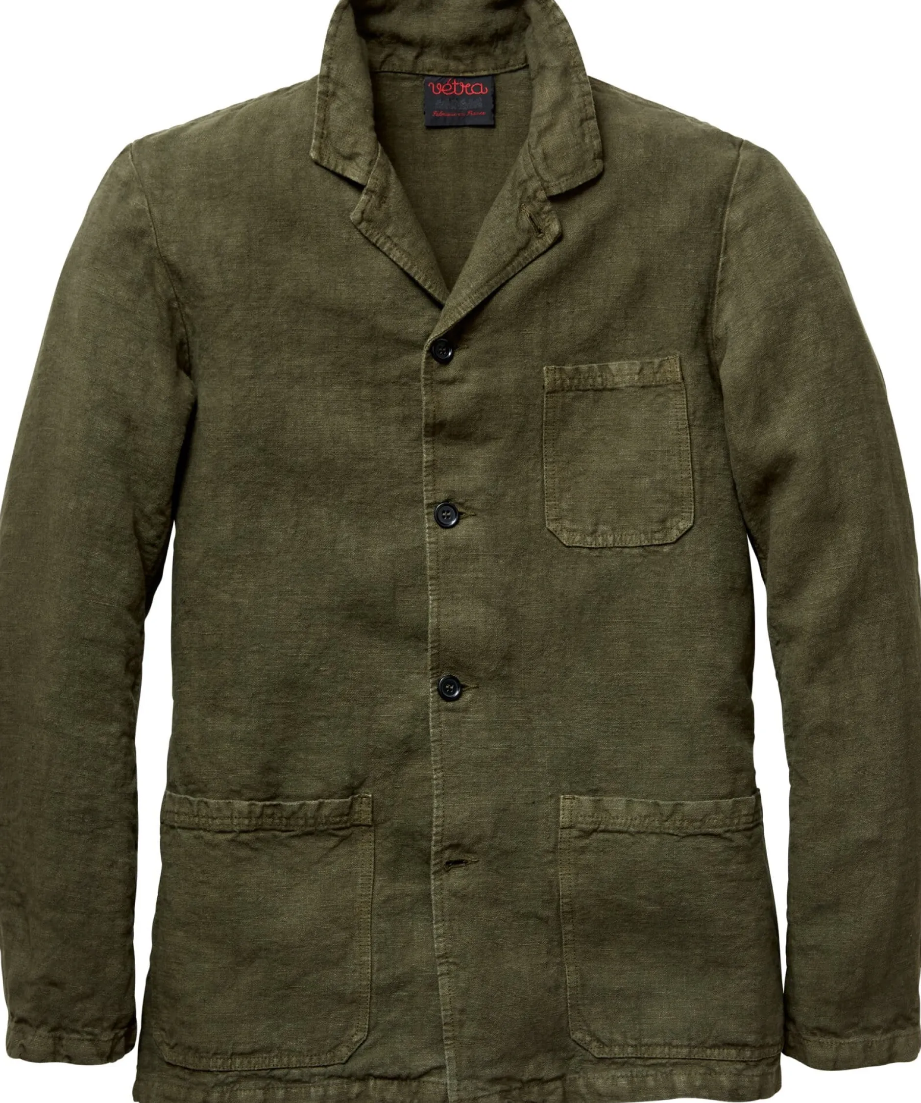 Vetra Herren-Leinenjacke Grün Best