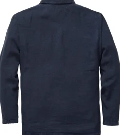 Armor lux Herren-Leinenschlupfhemd Dunkelblau Best