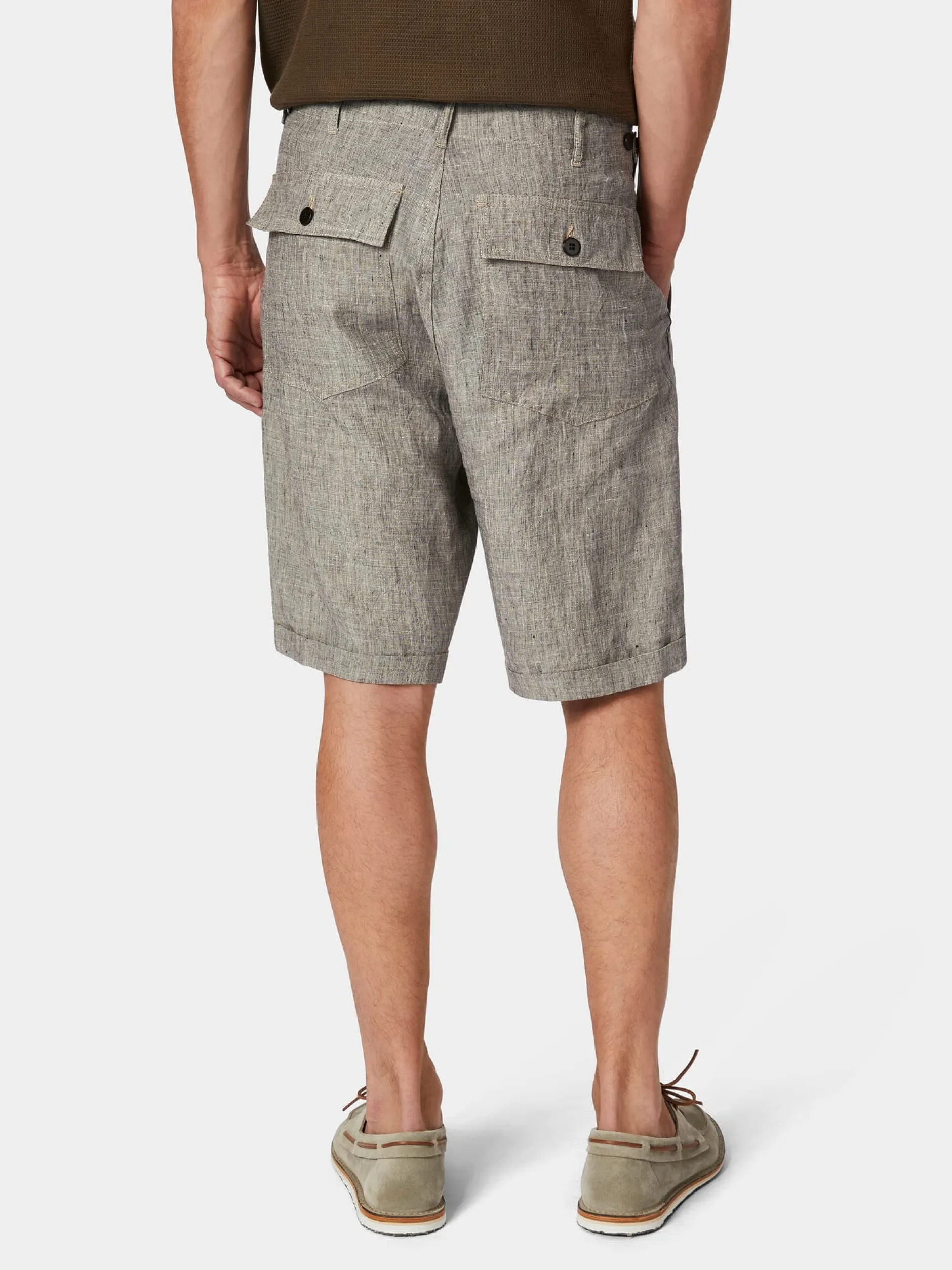 Pike Brothers Herren-Leinenshorts 1962 Clearance