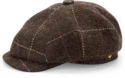 Mayser Herrenmütze Harris Tweed Braun Discount