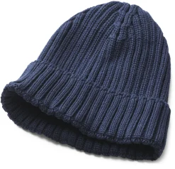 Hohenberger & Dietel Herrenmütze mit Umschlag Marine Hot