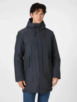 LangerChen Herrenparka gefüttert Navy Outlet